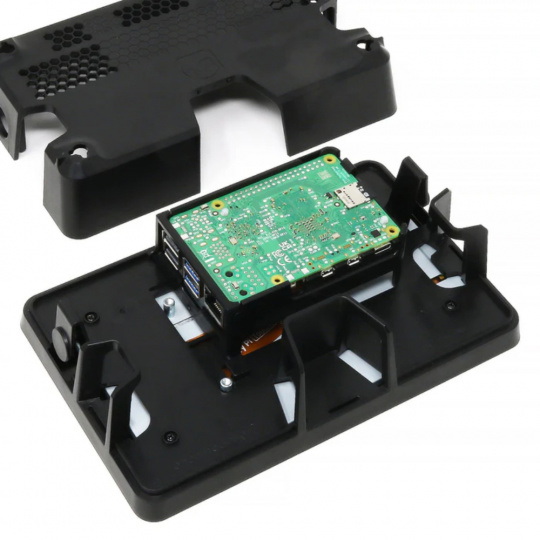 Чехол для сенсорного экрана Raspberry Pi 2 7'' - черный
