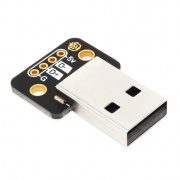 Moduł breakout ze złączem USB A - 2,54 mm - poziomy - PiHut 106607