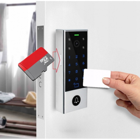 Tuya - відеодомофон з RFID-контролем доступу та PIN-кодом - WiFi - RTX WDV3