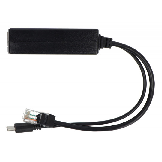 Розгалужувач PoE для Raspberry Pi - живлення Ethernet LAN RJ45 на USB Type-C - Joy-IT