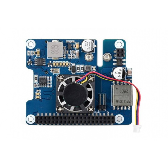 PoE M.2 HAT+ - PCIe-адаптер для NVMe M.2 накопителей с поддержкой PoE - для Raspberry Pi 5 - Waveshare 28411