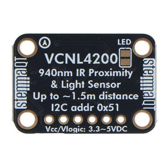 VCNL4200 — ИК-датчик расстояния и интенсивности света ALS — STEMMA QT/Qwiic — Adafruit 6064