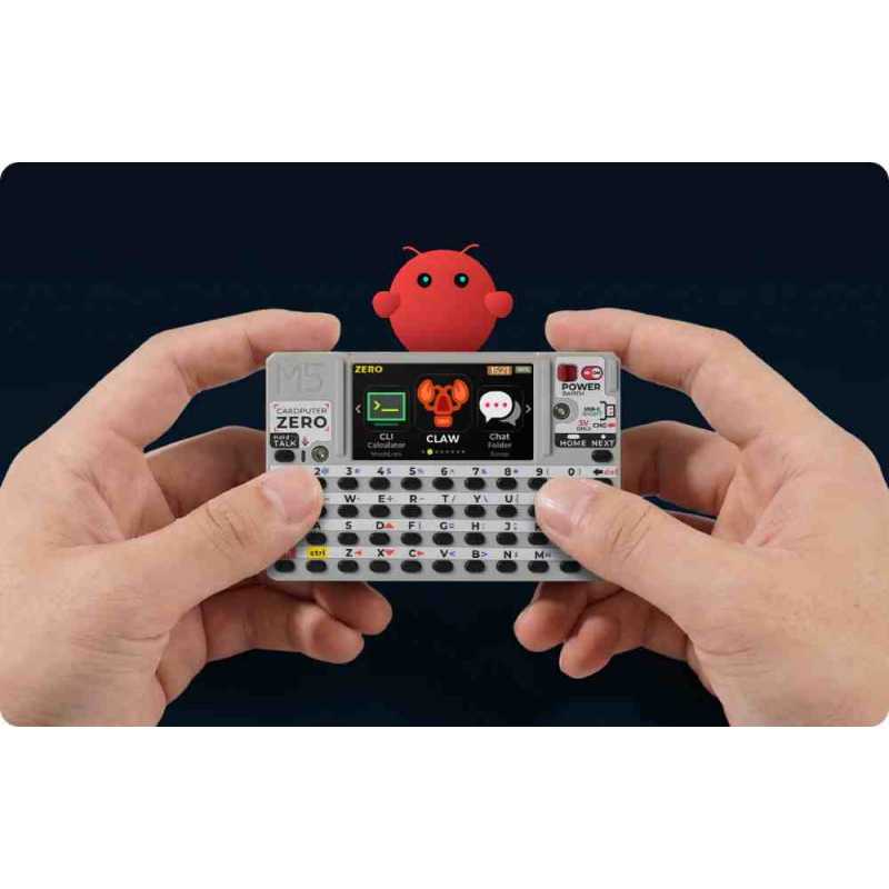 CardputerZero - kieszonkowy komputer Linux z Raspberry Pi CM0, klawiaturą i ekranem - M5Stack