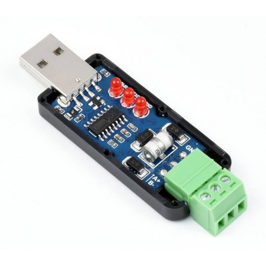 Промисловий перетворювач USB - RS485 (B) - Waveshare 22456