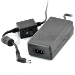 Zasilacz impulsowy z włącznikiem 12V / 2A - wtyk DC 5,5 / 2,5 mm