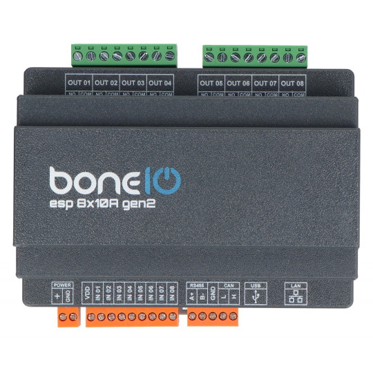 boneIO ESP 8x10A gen2 - інтелектуальний контролер - Домашній помічник/ESPHome