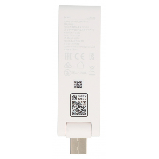 Aqara Hub M100 — шлюз ZigBee/Thread/Matter/WiFi — USB-интерфейс