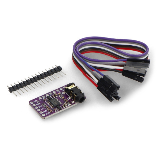 ЦАП-модуль PCM5102 — стерео I2S 5 В с аудиовыходом 3,5 мм.