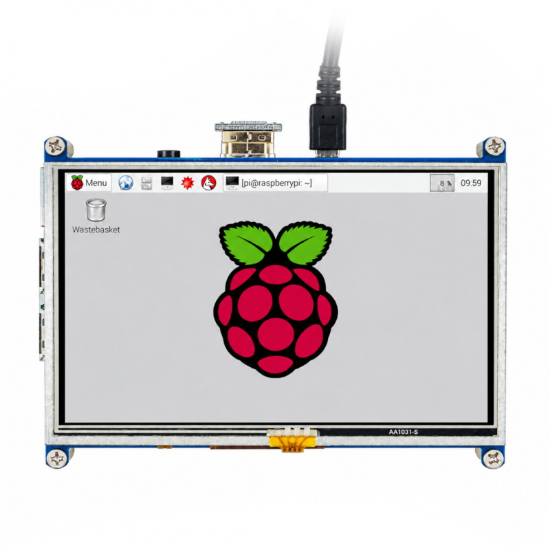 Wyświetlacz dotykowy 800x480px do Raspberry Pi - Joy-IT RB-LCD-5 5''