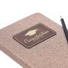 Naszywka termoprzylepna PU do grawerowania laserowego 76x50mm - Bambu Lab - Rustic to Gold - 10szt. - YD006