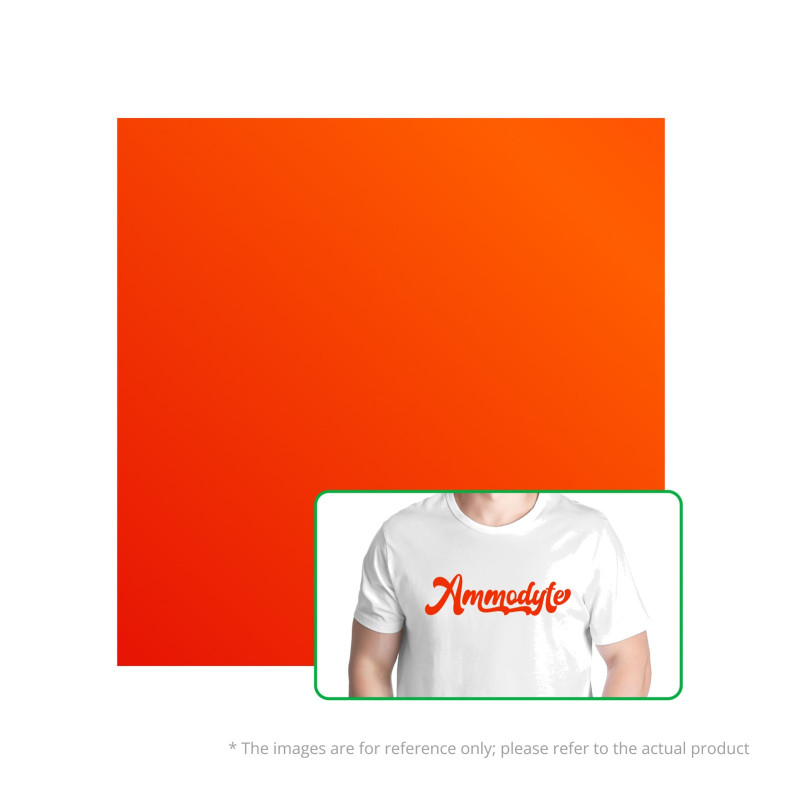 Folia flex do termotransferu matowa 300x300mm - Bambu Lab - Neon Orange - 10szt. - YG004
