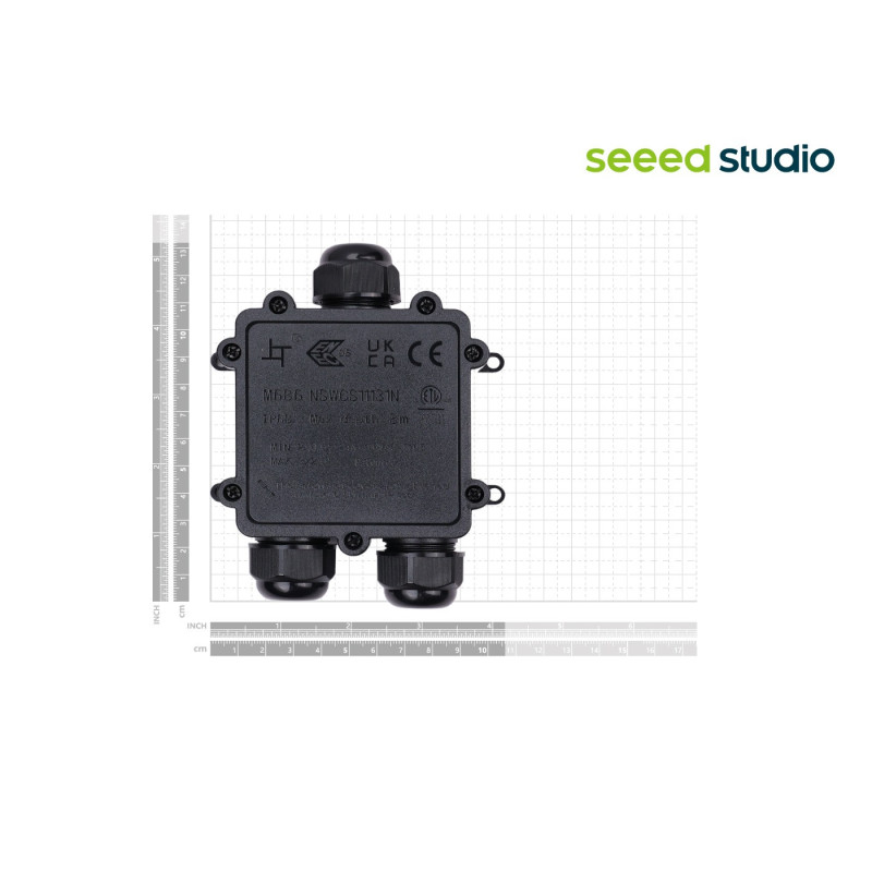 Puszka przyłączeniowa IP68 do SenseCAP S2100 - 12 zacisków, przewody 4-8 mm - Seeedstudio 114992988
