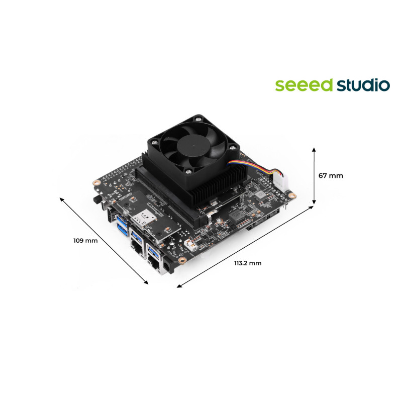 reComputer Super J401 NX Bundle - Nvidia Jetson Orin NX 16GB RAM + 256GB NVMe - bez obudowy - Seeedstudio 100029661