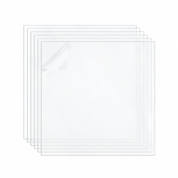 Arkusz PVC przezroczysty 0,3mm 300x300mm - Bambu Lab - 5szt. - YF001