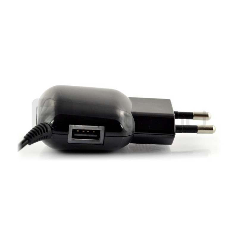 Zasilacz USB Reverse 2.4A microUSB + gniazdo USB