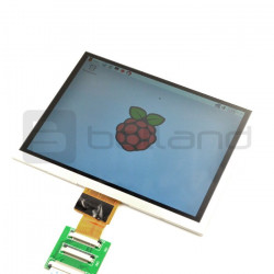 Ekran TFT 8" 1024x768 z zasilaczem dla Raspberry Pi
