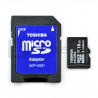 Karta pamięci Toshiba Exceria micro SD / SDHC 16GB UHS-I klasa 3 z adapterem - zdjęcie 1