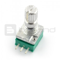 Potencjometr obrotowy 10 kOm logarytmiczny 1/8W