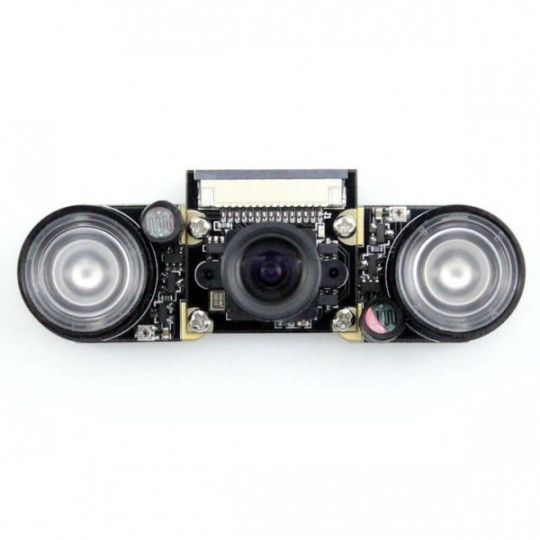 HD F Нічна камера OV5647 5Mpx - ІЧ з регулюванням фокуса для Raspberry Pi + ІЧ-модулі - Waveshare 10299