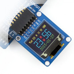 Wyświetlacz OLED kolorowy graficzny 0,95" 96x64px - SPI