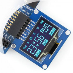 Wyświetlacz OLED niebieski graficzny 1,3'' (A) 128x64px SPI/I2C- ką...