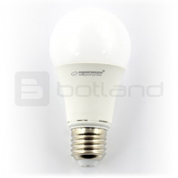 Żarówka LED Esperanza, bańka mleczna, E27, 12W, 1150lm, barwa ciepła