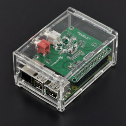 Obudowa do HiFiBerry i Raspberry Pi Model 2B/B+ przezroczysta
