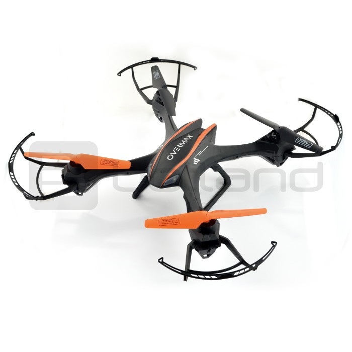 Dron quadrocopter OverMax X-Bee drone 5.1 2.4GHz z kamerą 2MPx - 56cm 
