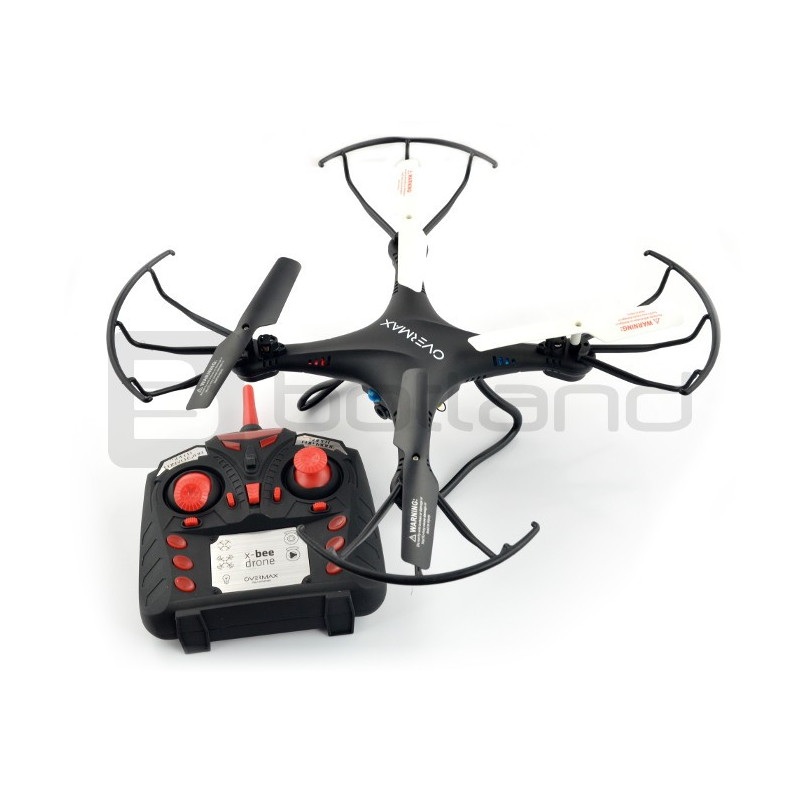 Dron quadrocopter OverMax X-Bee drone 3.1 2.4GHz z kamerą 2MPx - 34cm