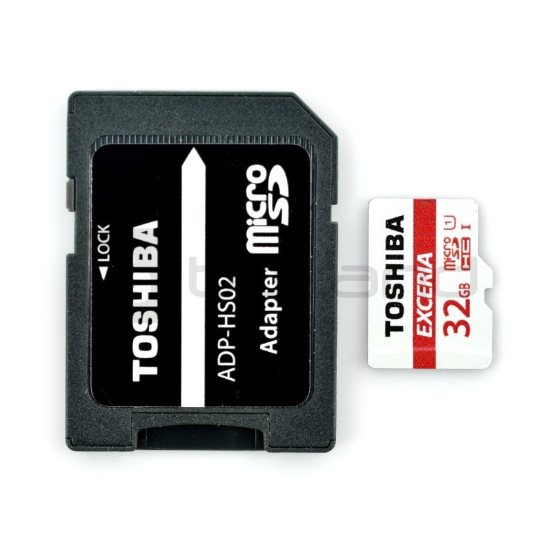 Karta pamięci Toshiba Exceria micro SD / SDHC 32GB UHS 1 klasa 10 z adapterem