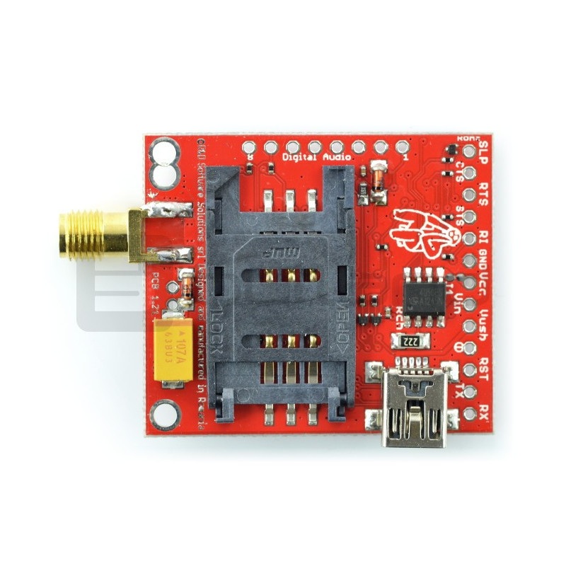d-u3G μ-shield v.1.13 - do Arduino i Raspberry Pi - złącze SMA