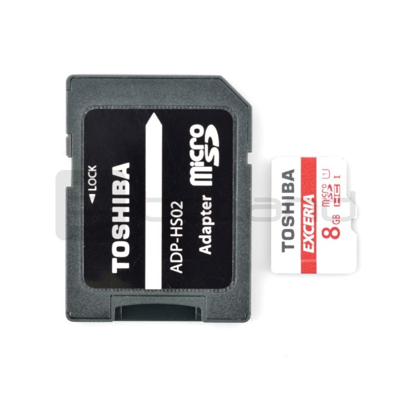 Karta pamięci Toshiba micro SD / SDHC 8GB UHS 1 klasa 10 z adapterem