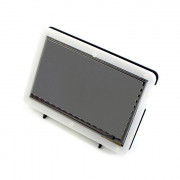 Ekran dotykowy pojemnościowy LCD TFT 7'' 1024x600px HDMI + USB dla Raspberry Pi 2/B+ + obudowa czarno-biała