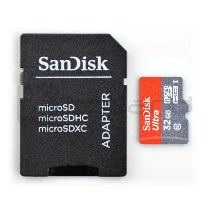 Karta pamięci SanDisk Ultra micro SD / SDHC 32GB 533x UHS-I klasa 10 z adapterem