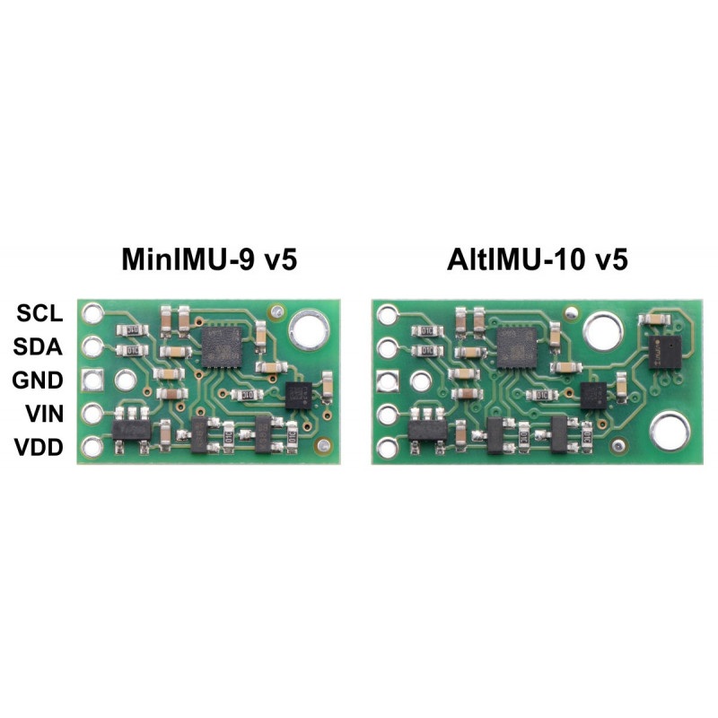 AltIMU-10 v5 - żyroskop, akcelerometr, kompas i wysokościomierz IMU I2C - moduł Pololu