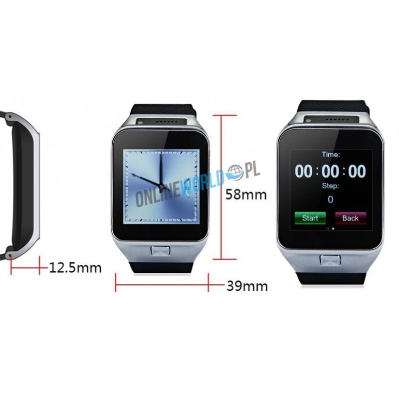 SmartWatch ZGPAX S29 SIM - inteligetny zegarek z funkcją telefonu