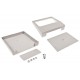 Obudowa plastikowa Kradex Z25J - 220x220x78mm jasna Obudowa plastikowa Kradex Z25J - 220x220x78mm jasna