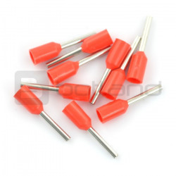 Końcóka rurkowa izolowana 1,5/10mm - 10 szt.
