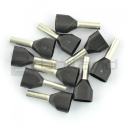 Końcówka rurkowa izolowana podwójna 1,8/8mm - 10 szt.