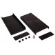 Obudowa plastikowa Kradex Z37 - 258x128x48mm czarna Obudowa plastikowa Kradex Z37 - 258x128x48mm czarna