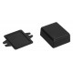 Obudowa plastikowa Kradex Z47U - 40x60x20mm czarna z uszami Obudowa plastikowa Kradex Z47U - 40x60x20mm czarna z uszami