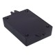 Obudowa plastikowa Kradex Z53U - 90x65x22mm czarna z uszami Obudowa plastikowa Kradex Z53U - 90x65x22mm czarna z uszami