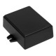 Obudowa plastikowa Kradex Z70U - 76x59x28mm czarna z uszami Obudowa plastikowa Kradex Z70U - 76x59x28mm czarna z uszami