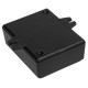 Obudowa plastikowa Kradex Z70U - 76x59x28mm czarna z uszami Obudowa plastikowa Kradex Z70U - 76x59x28mm czarna z uszami