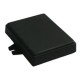 Obudowa plastikowa Kradex Z71U - 76x59x18mm czarna z uszami Obudowa plastikowa Kradex Z71U - 76x59x18mm czarna z uszami