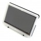 Obudowa do Raspberry Pi i ekranu LCD TFT 7'' HDMI - czarno-biała Obudowa do Raspberry Pi i ekranu LCD TFT 7'' HDMI - czarno-biała