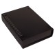 Obudowa plastikowa Kradex Z112A - 186x136x40mm czarna Obudowa plastikowa Kradex Z112A - 186x136x40mm czarna