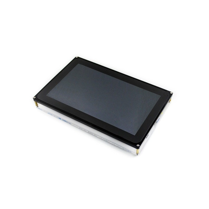 Ekran dotykowy pojemnościowy LCD TFT 10,1'' 1024x600px dla Raspberry Pi 3/2/B+ + obudowa