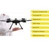 Dron quadrocopter OverMax X-Bee drone 5.2 WiFi 2.4GHz z kamerą FPV - 62cm +  2 dodatkowe akumulatory - zdjęcie 5