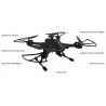 Dron quadrocopter OverMax X-Bee drone 5.2 WiFi 2.4GHz z kamerą FPV - 62cm +  2 dodatkowe akumulatory - zdjęcie 6